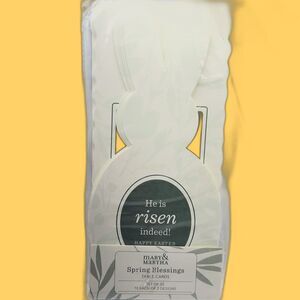 Mary & Martha “He Is Risen” Table Cards 20 Cards 2 Designs Christian Religious